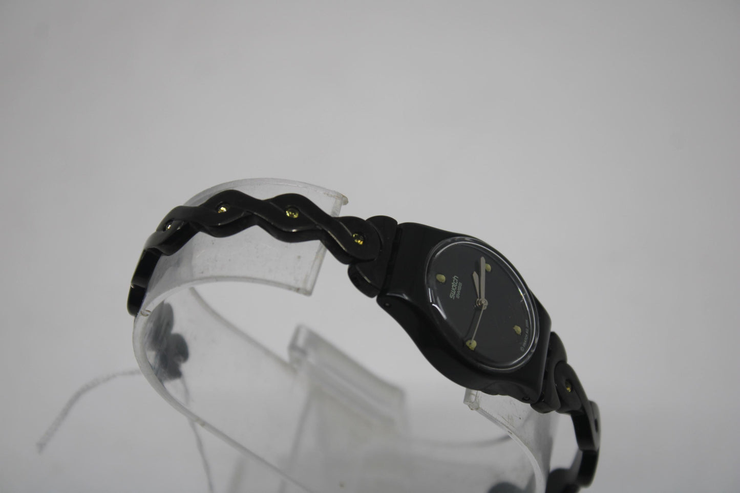 Lady Swatch, 'Noir Tresse' , LB162G, No Box, Near Mint Condition, with beautiful metal strap