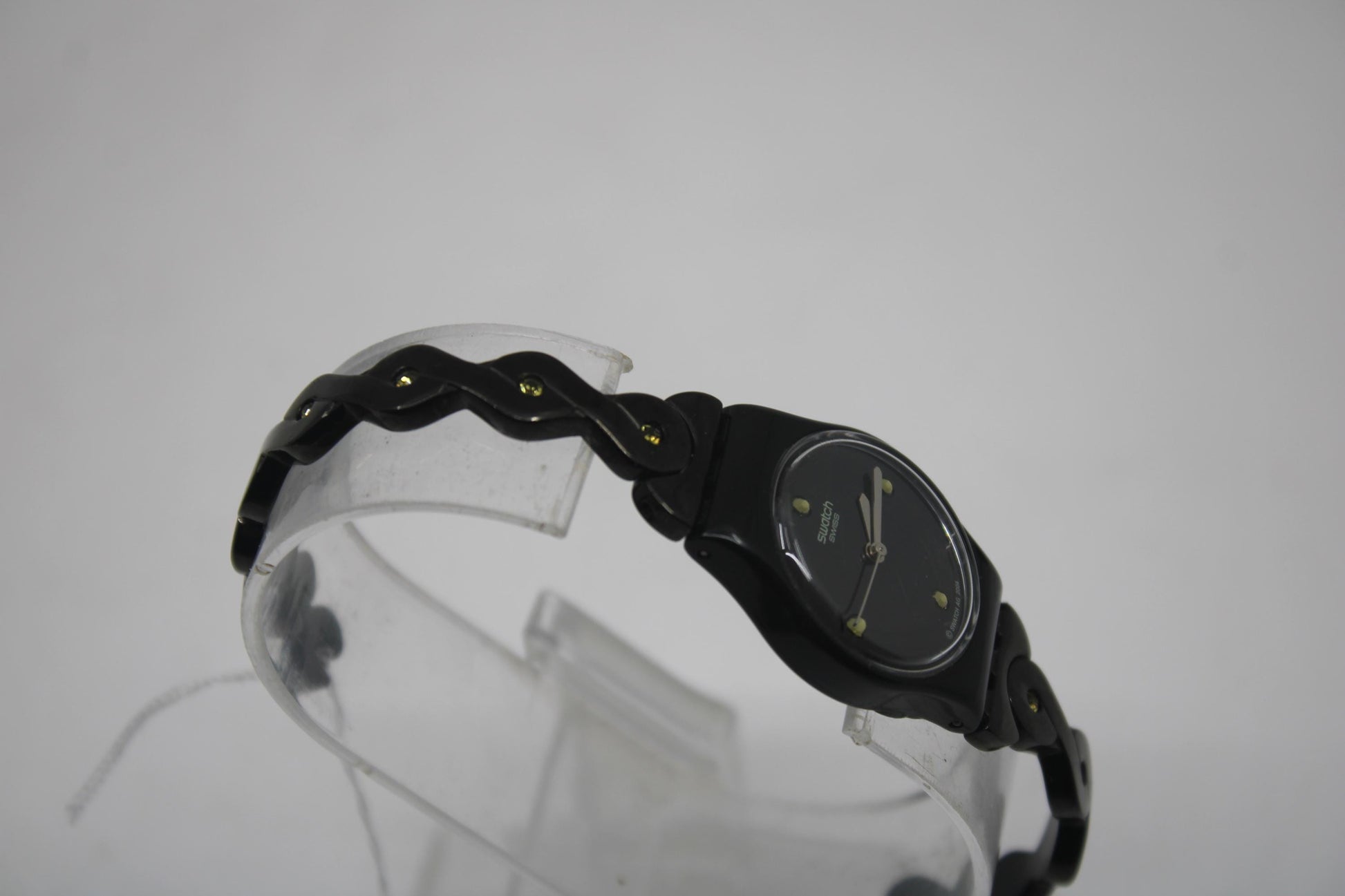 Lady Swatch, 'Noir Tresse' , LB162G, No Box, Near Mint Condition, with beautiful metal strap