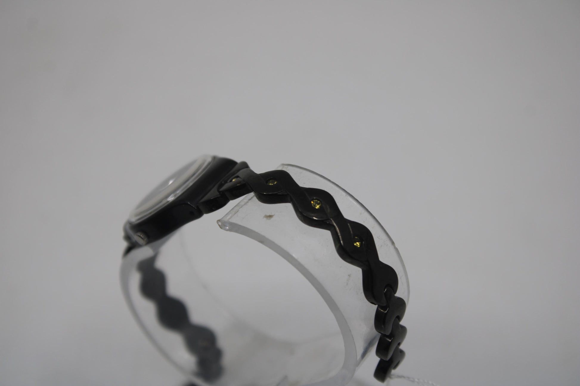 Lady Swatch, 'Noir Tresse' , LB162G, No Box, Near Mint Condition, with beautiful metal strap