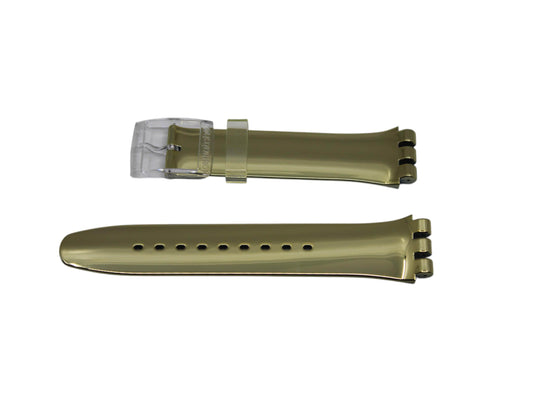 Vintage Swatch 'New Gents' Strap, 'Goldenall', SUOK120, 19mm, NEW OLD STOCK, Never Used