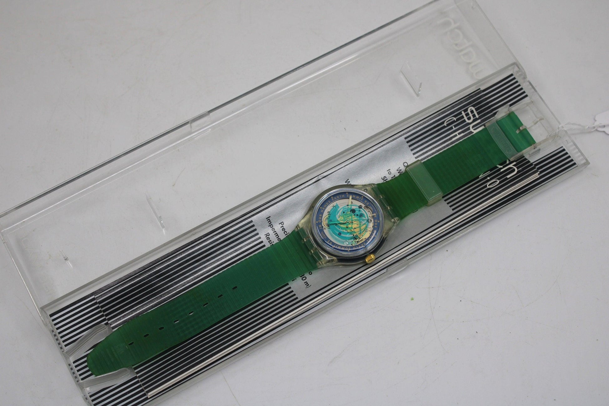 1992 'Time to Move' Vintage Gents Automatic Swatch SAK102, New Old Stock, Never Worn, ORIGINAL strap