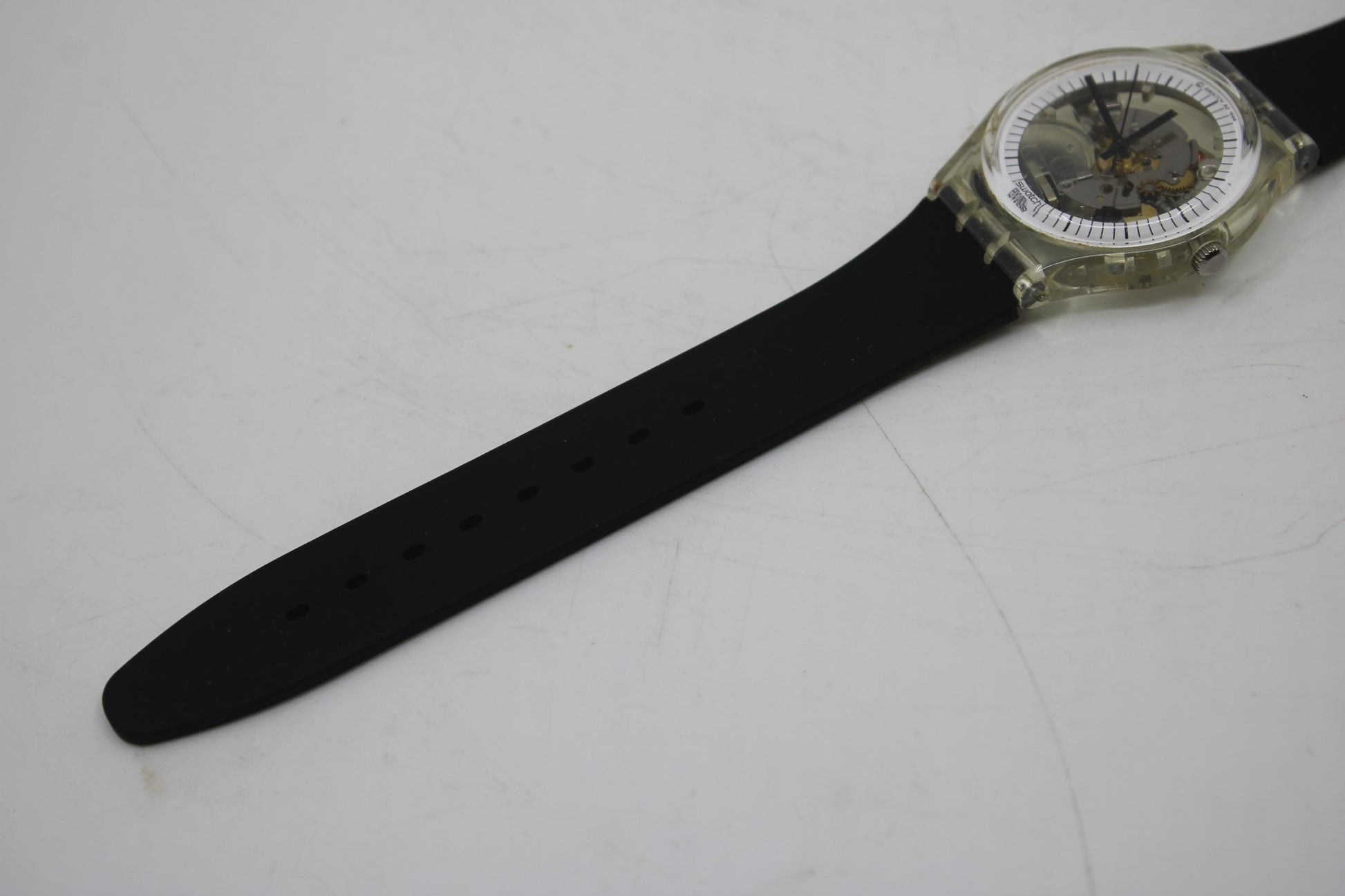 1998, Swatch, Gents, 'Daimler-Chrysler', GZ157, GOOD, Nice, Used Condition, 100% working, Non-ORIGINAL Strap