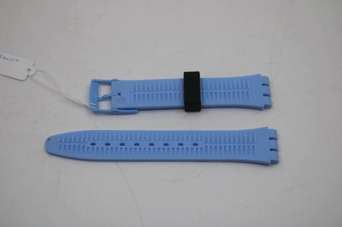 Vintage Swatch Strap, 'Fleche d'Amour', Louvre, GZ414, 17mm, Gents, New Old Stock, unworn