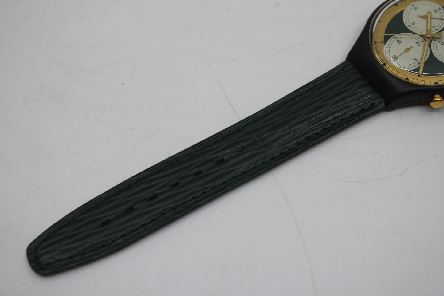 1991 'Rollerball' vintage Gents Chrono Swatch SCB107, UNUSED Condition, clock working 100%