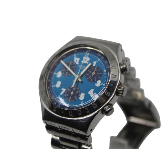 Vintage IRONY Chrono Swatch YCS401G, 'Secret Agent', Good, Used Condition, Working fine