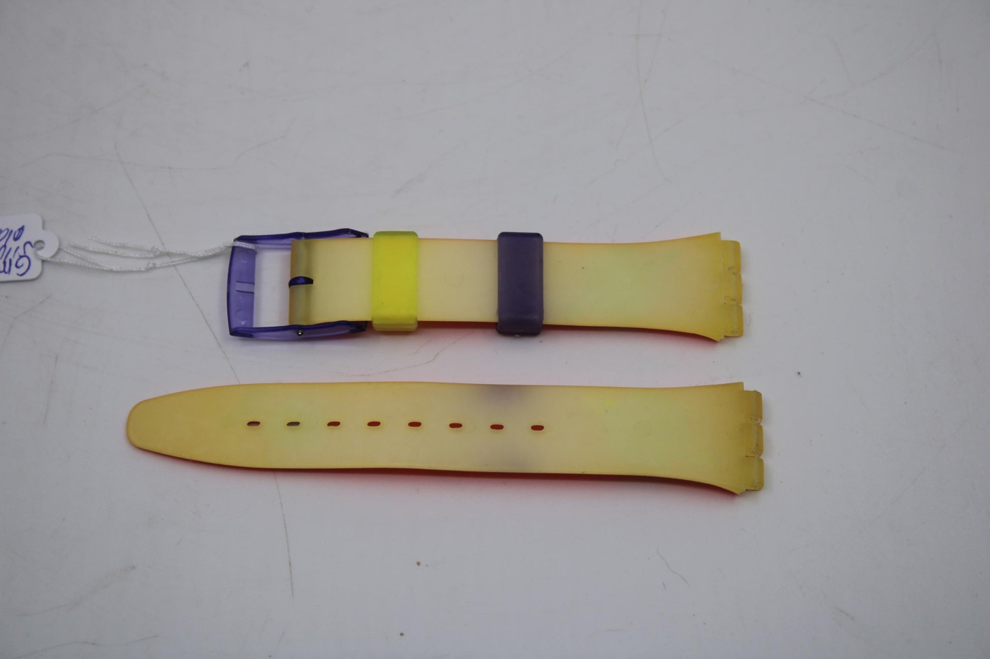 1993, Vintage Swatch Strap, 'Silver Planet', GM112, Gents, New Old Stock, unwearable, for display only