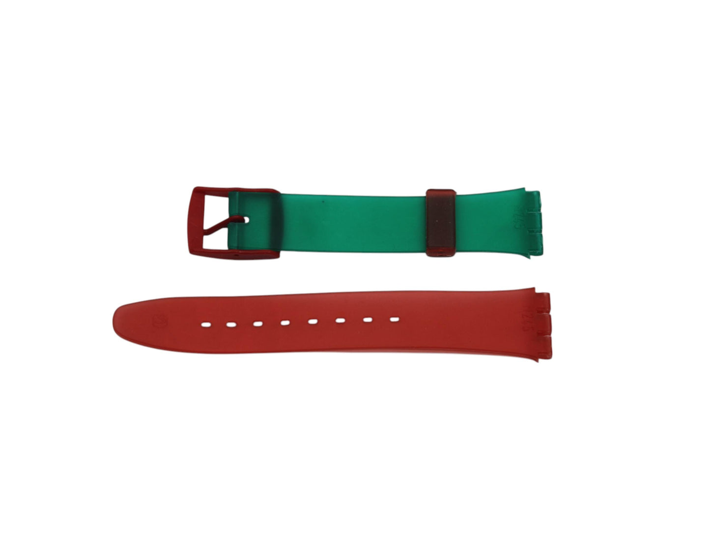 1985 and 1986 Swatch Gents 17mm, 'Sir Swatch' and 'Mc Gregor', GB111 and GJ100, NON-original brandnew strap