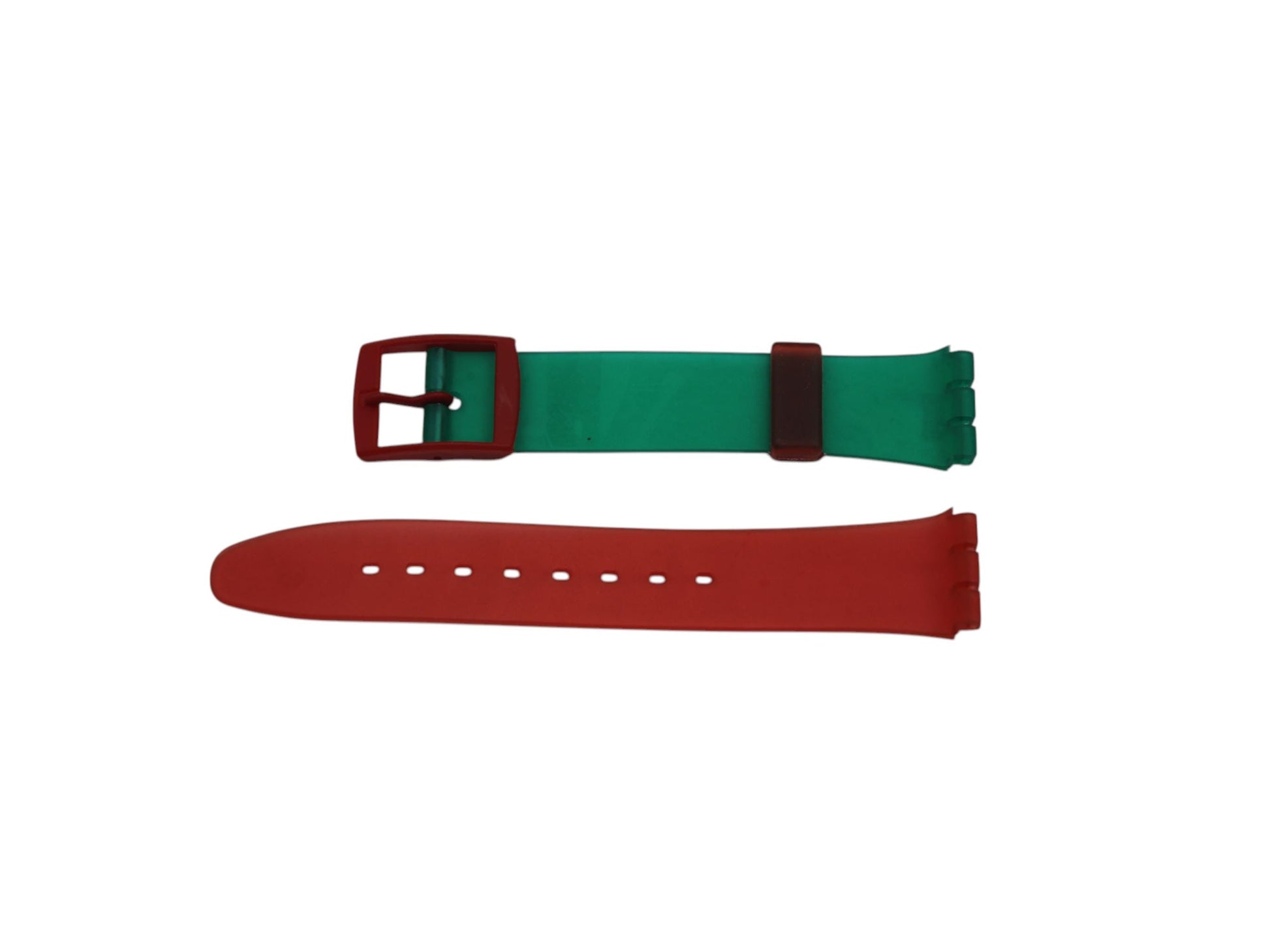 1985 and 1986 Swatch Gents 17mm, 'Sir Swatch' and 'Mc Gregor', GB111 and GJ100, NON-original brandnew strap