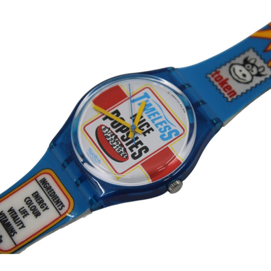 1996 Vintage Gents Swatch 'Good Morning' GN156, New Old Stock, Unworn, working fine with the original strap