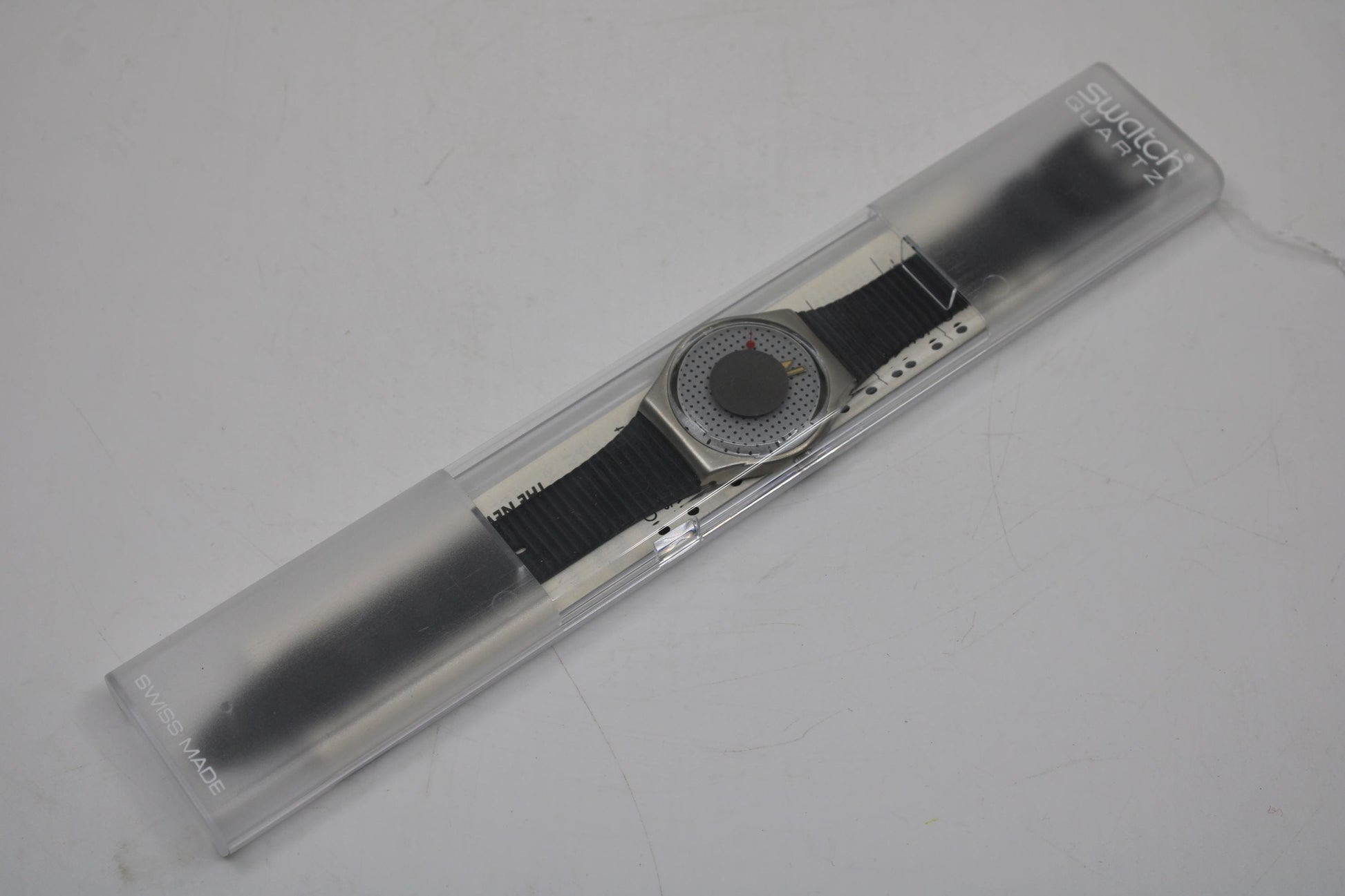 1988 Vintage 34mm Gents Swatch, 'Heartstone', GX100, Unworn, New Old Stock, working fine with original box