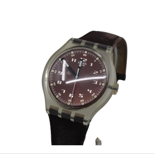 Vintage Gents X-Large Swatch, 'Foxtail', SudK100, Nice used condition, Working fine, original strap