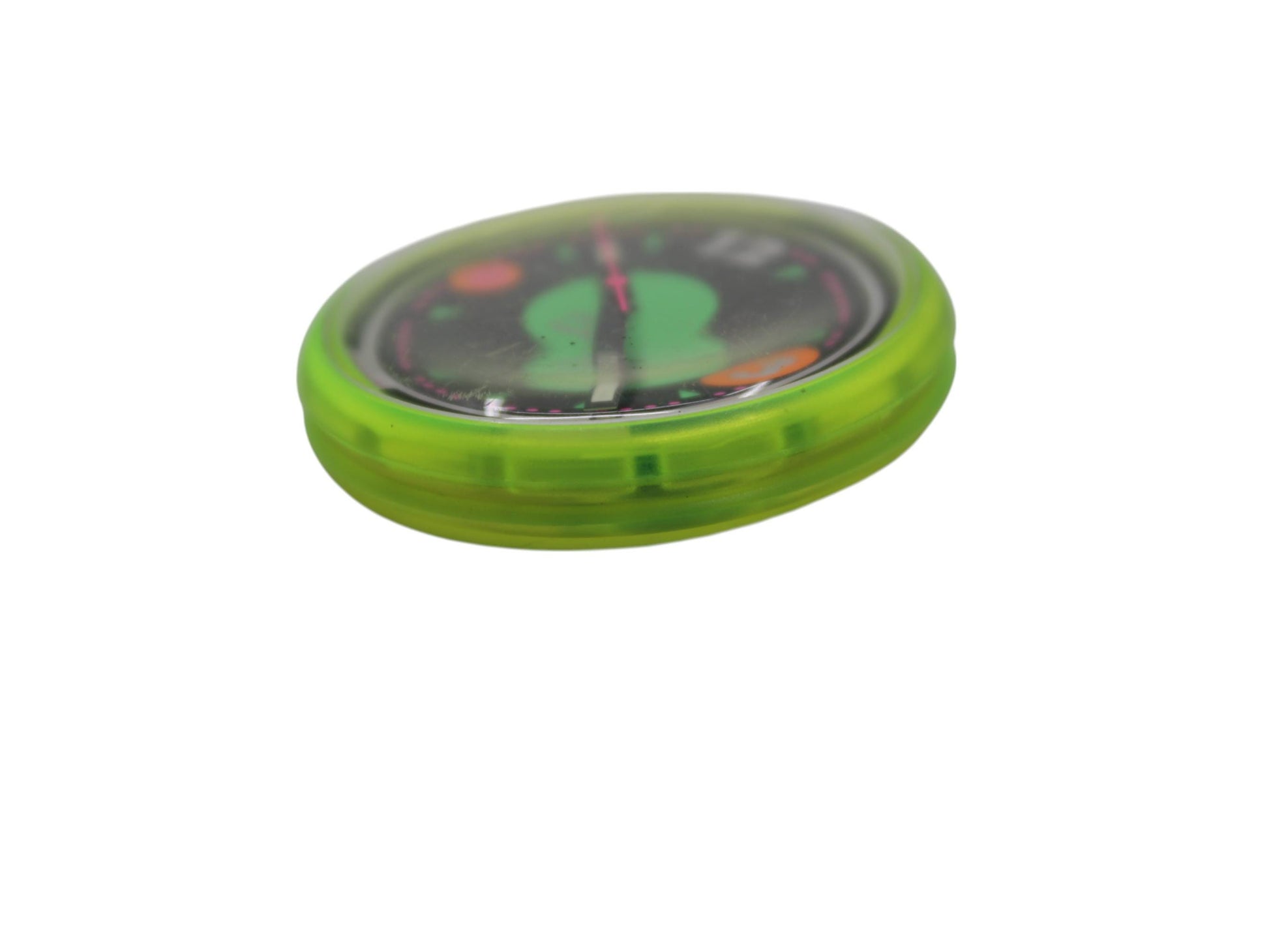1993, Swatch, PopSwatch, 'Windsurfing', PWJ104, NO strap and NO popring, working fine, Nice, Used Condition