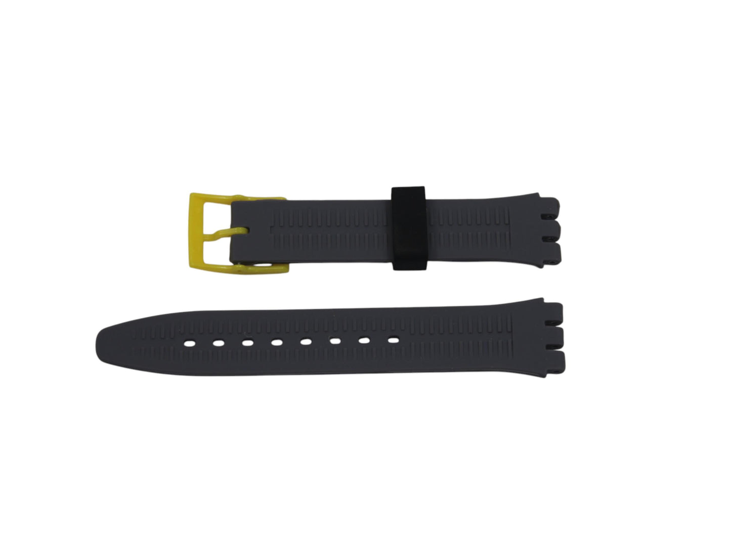 1987 Swatch Gents 17mm, 'Turquoise Bay', GK103, NON-original brandnew silicone strap