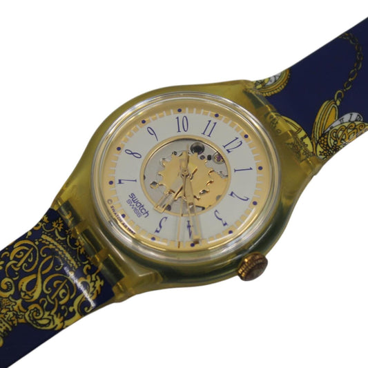 1993 'St. Peters Gate' Vintage Gents Automatic Swatch SAK106, NO box, near mint condition, with original strap