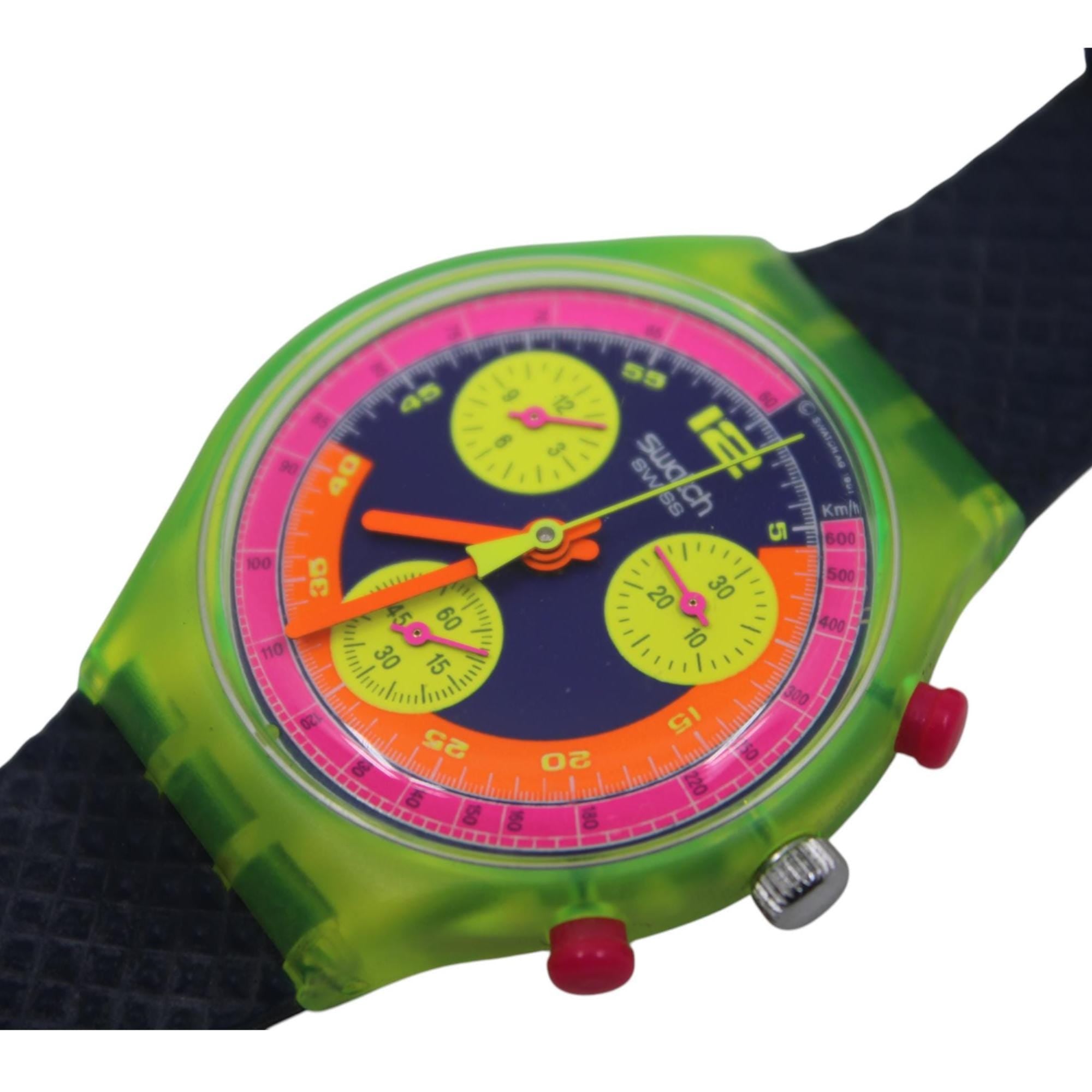 独創的 Chrono-Swatch swatchoclock – 記念グッズ