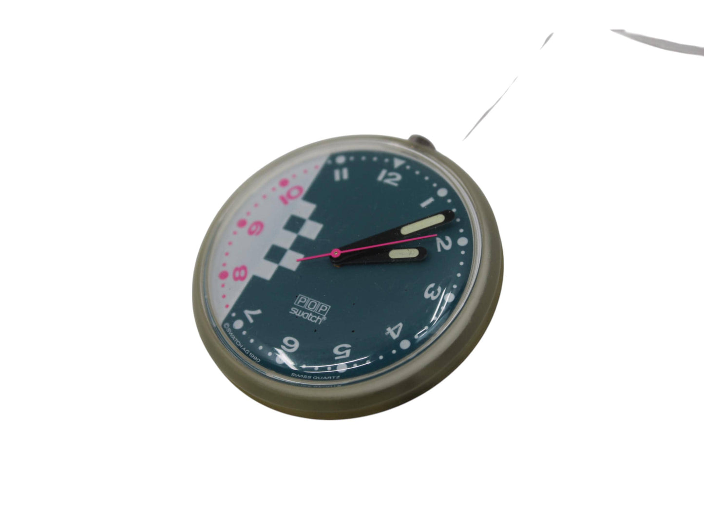 1990, Swatch, PopSwatch, 'Formula Una', PWK130, nice, used condition, NO strap, NO ring