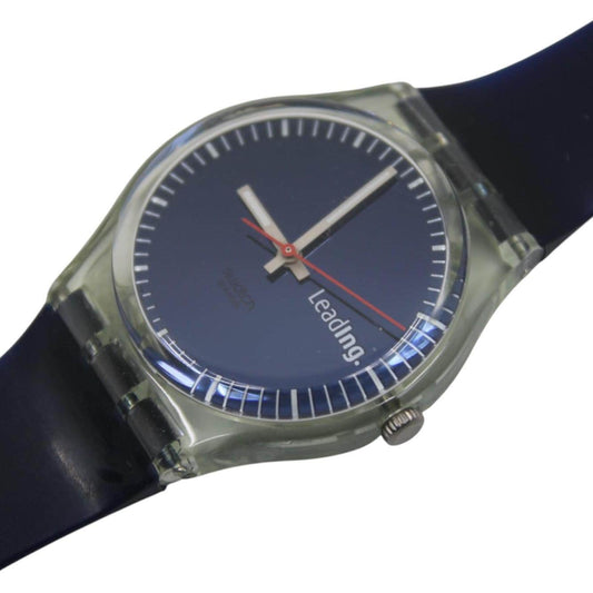 Vintage Gents Swatch, 'Linde Group' GS132, No box, NEW OLD STOCK, Never Worn, working fine