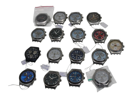 Irony Chrono Swatch watch, 17 pieces, FoR PaRTS oNLY, Not Working, what you see is what you get