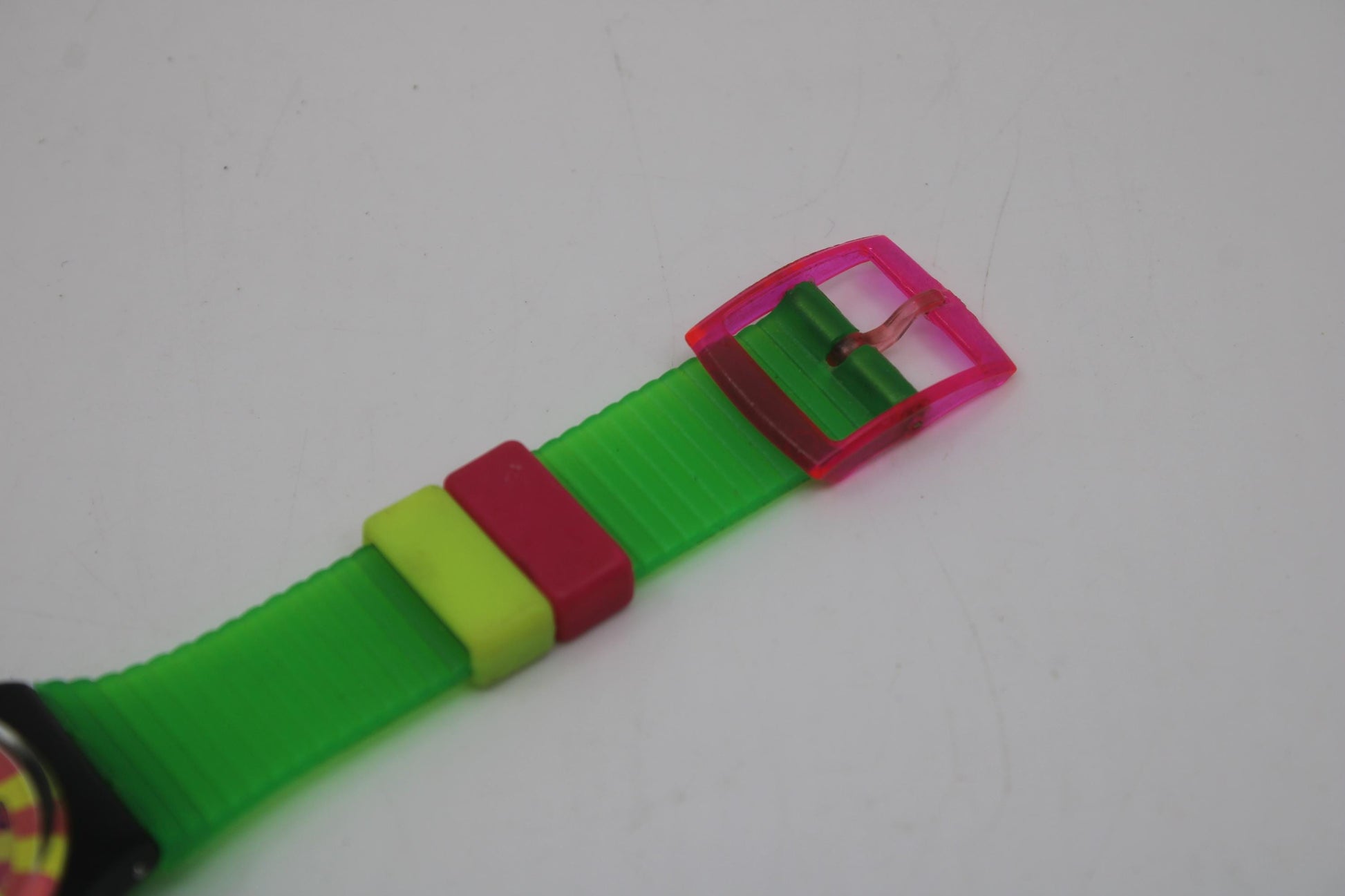 Vintage Gents Swatch, 'World Record', GB721, New Battery, Good Condition, working fine, NON-Original Strap