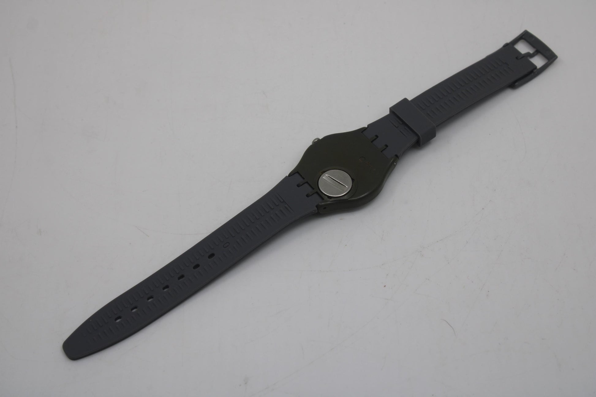Very Nice 17mm Gents Swatch, 'Fog Cloud', GM169, used condition, working fine