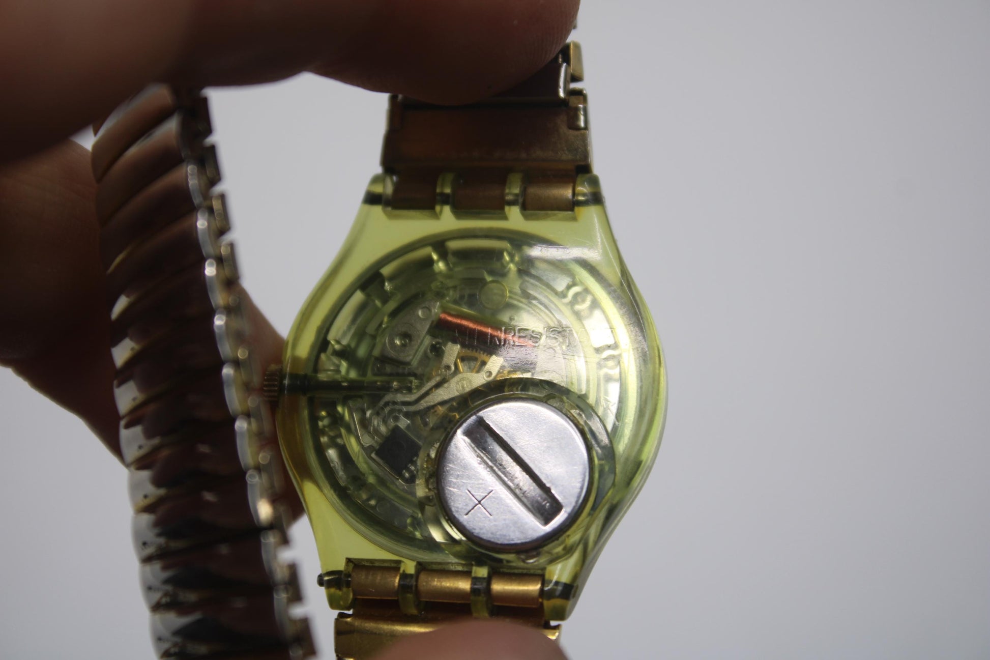 Very Nice 17mm Gents Swatch, 'Tai Sun', GG133, used condition, working fine