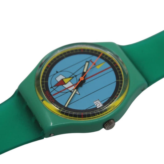 Vintage Swatch watch 'Pago Pago', GL400, working fine, good used condition, brandnew strap