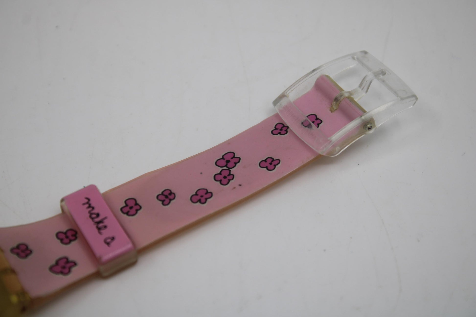 Vintage Gents Swatch, 'Piggy the Bear', GK367, NO box, In NICE, USED Condition, Original Strap, Working fine