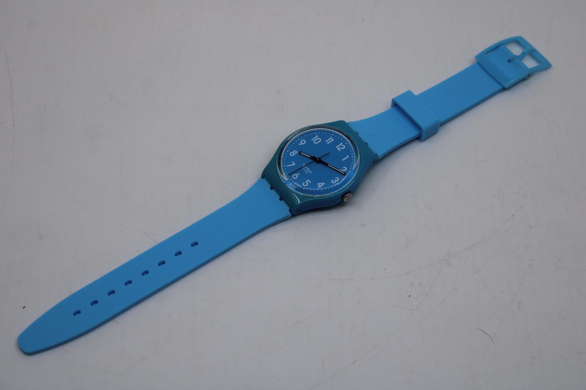 Vintage 17mm Gents Swatch, 'Rise Up', GS138, in very nice, working condition!