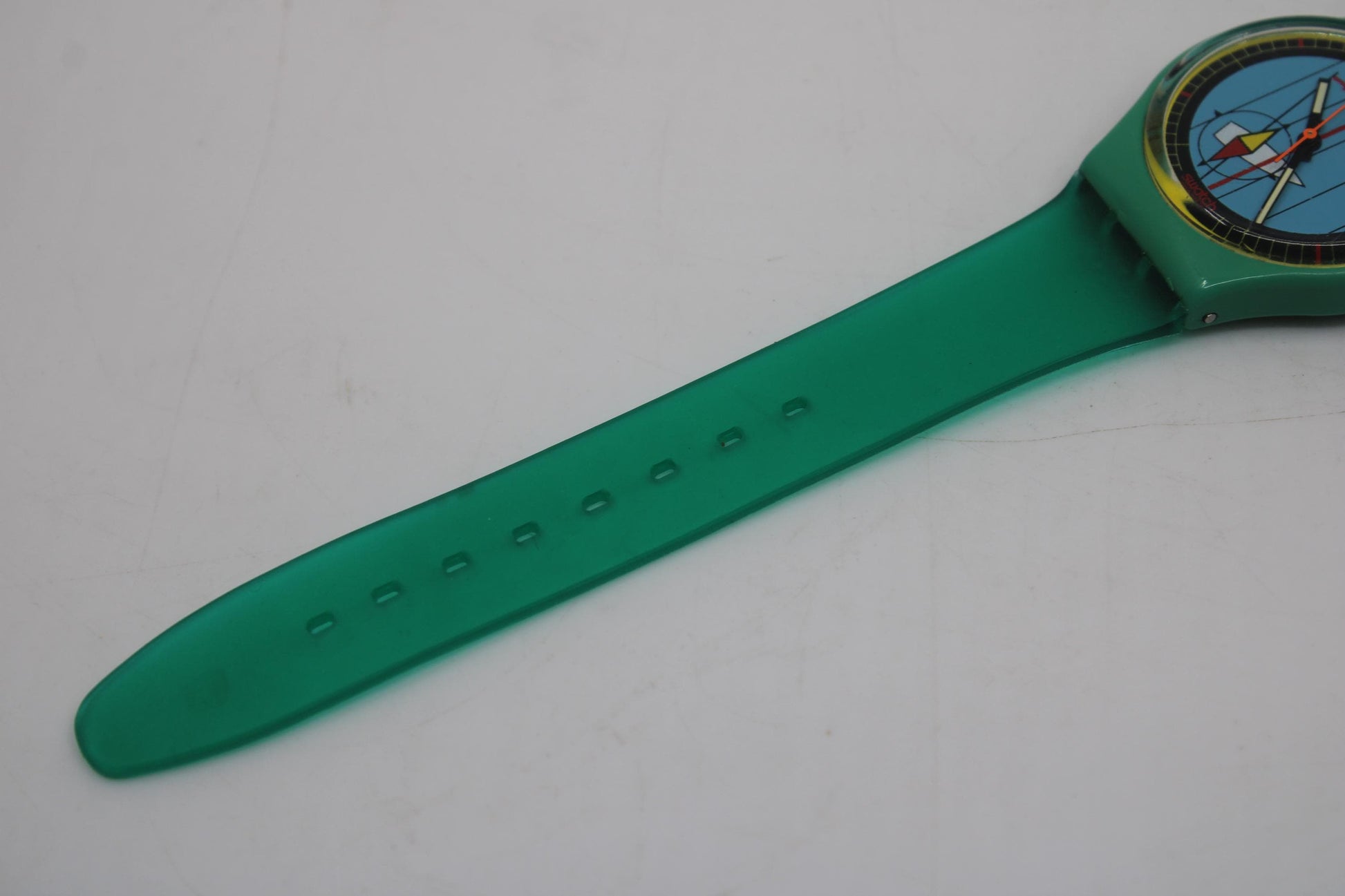 Vintage Swatch watch 'Pago Pago', GL400, working fine, good used condition, brandnew strap