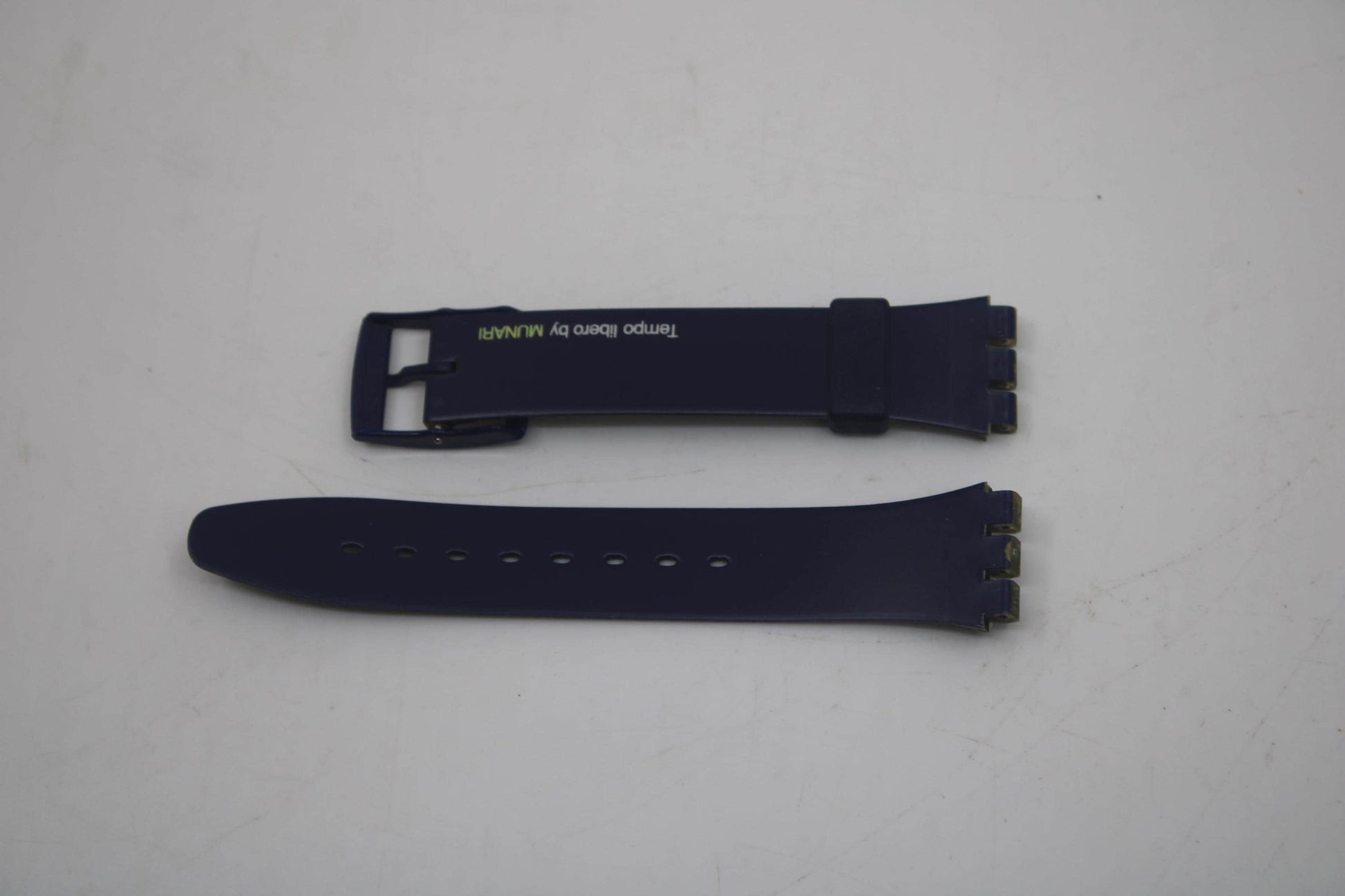 Vintage Swatch Strap, 'Tempo Libero', GN172, Limited Edition by Bruno Munari 17mm, Gents, New Old Stock