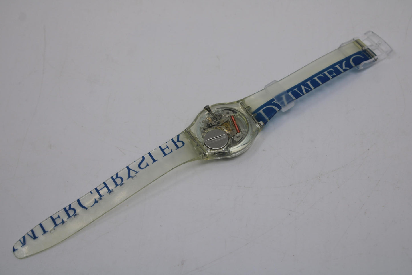 1998, Swatch, Gents, 'Daimler-Chrysler', GZ157, Near Mint Condition,working fine, Brand New ORIGINAL Strap