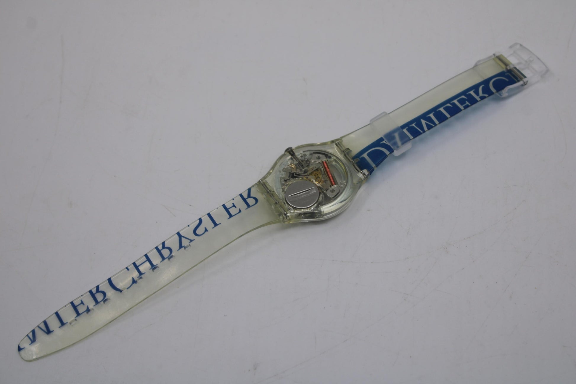 1998, Swatch, Gents, 'Daimler-Chrysler', GZ157, Near Mint Condition,working fine, Brand New ORIGINAL Strap