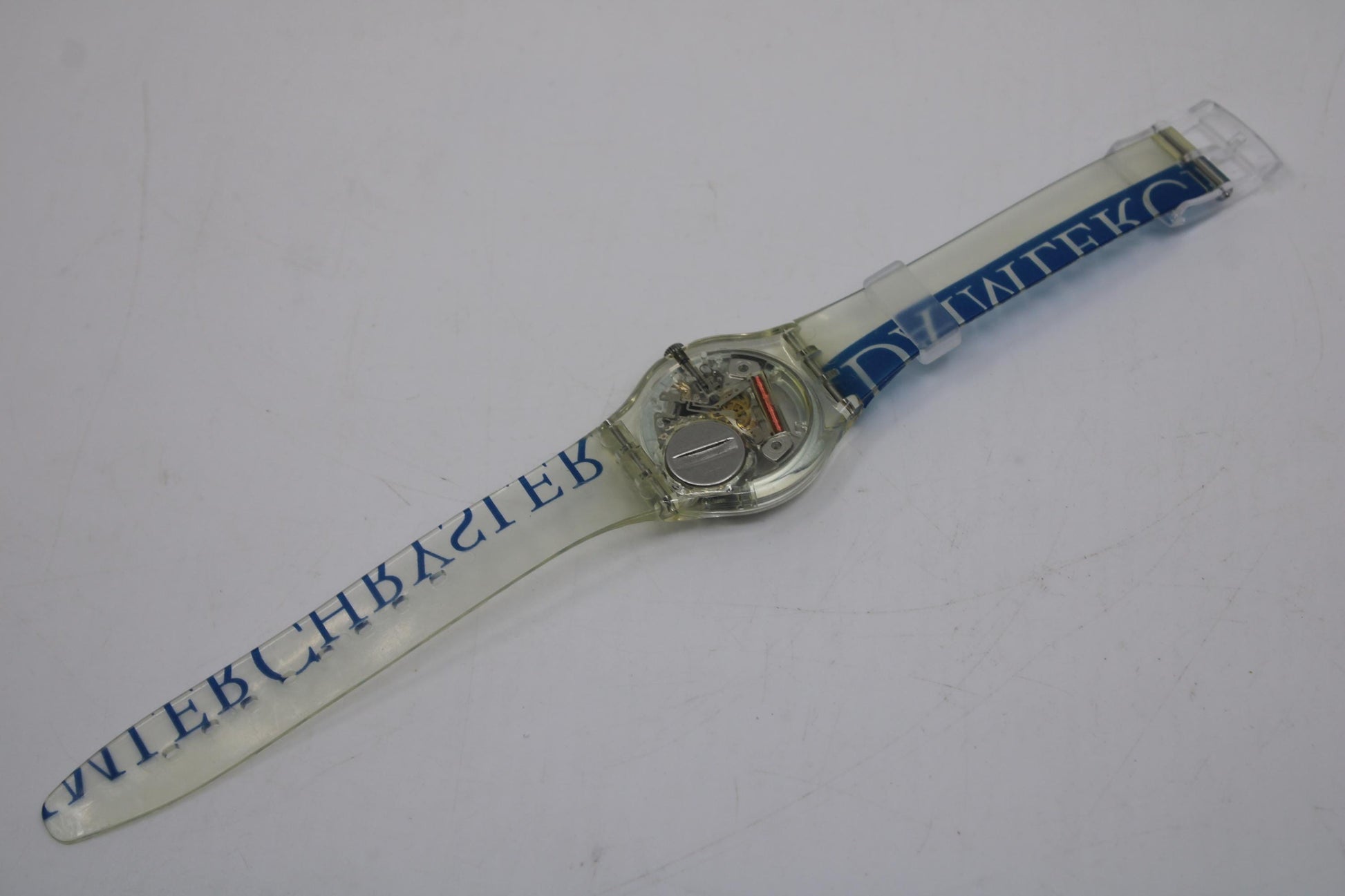1998, Swatch, Gents, 'Daimler-Chrysler', GZ157, Near Mint Condition,working fine, Brand New ORIGINAL Strap