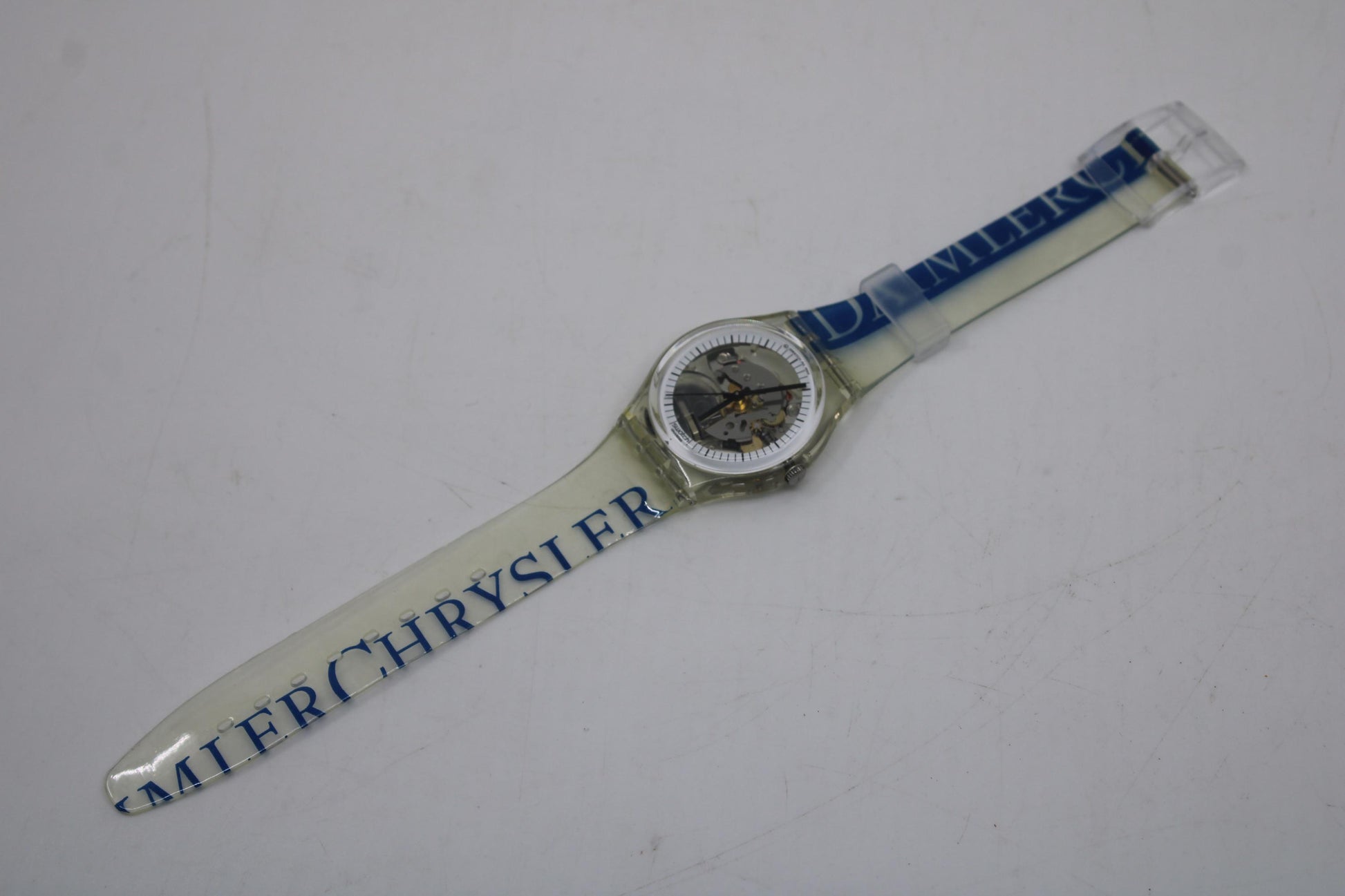 1998, Swatch, Gents, 'Daimler-Chrysler', GZ157, Near Mint Condition,working fine, Brand New ORIGINAL Strap