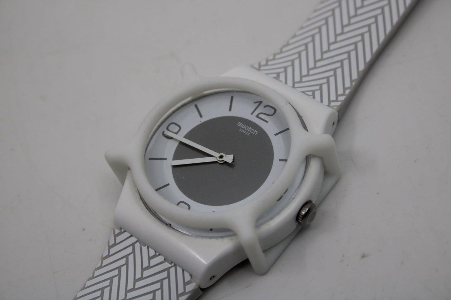 3D Printed Version Swatch Guard, for NEW GENTS Swatches, 41mm Matt White, watch NOT included in sale