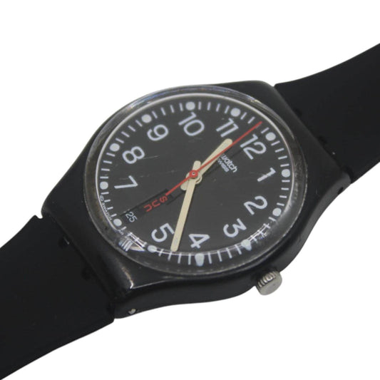 Vintage Gents Swatch 'Red Sunday', GB750, In a Used Condition, working fine, NEW non-original Strap