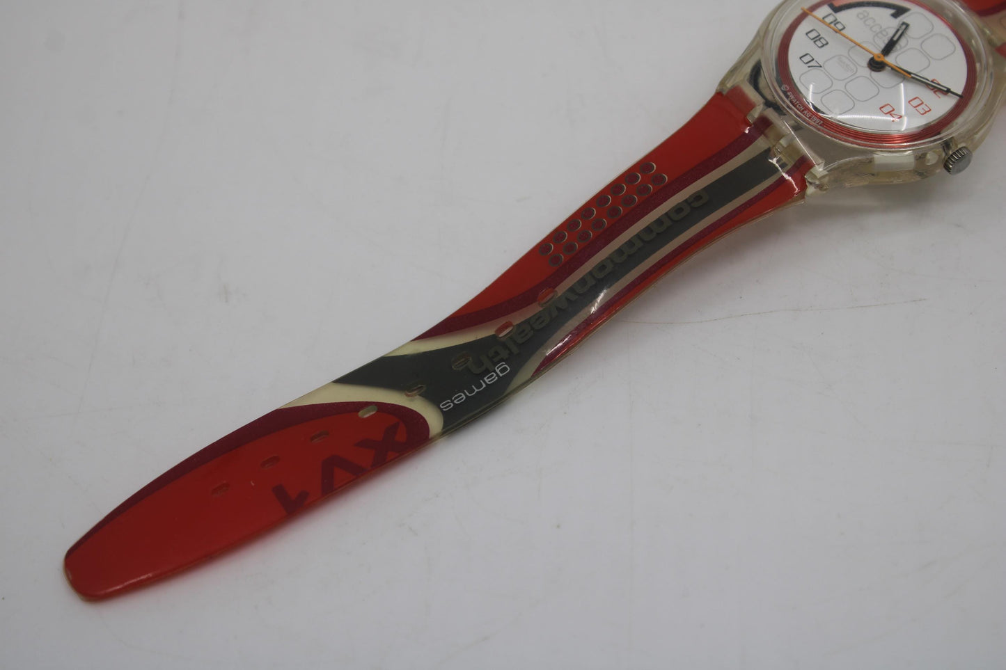 1998 Vintage Gents Access Swatch 'Menang' SKK108, nice, used condition with original strap