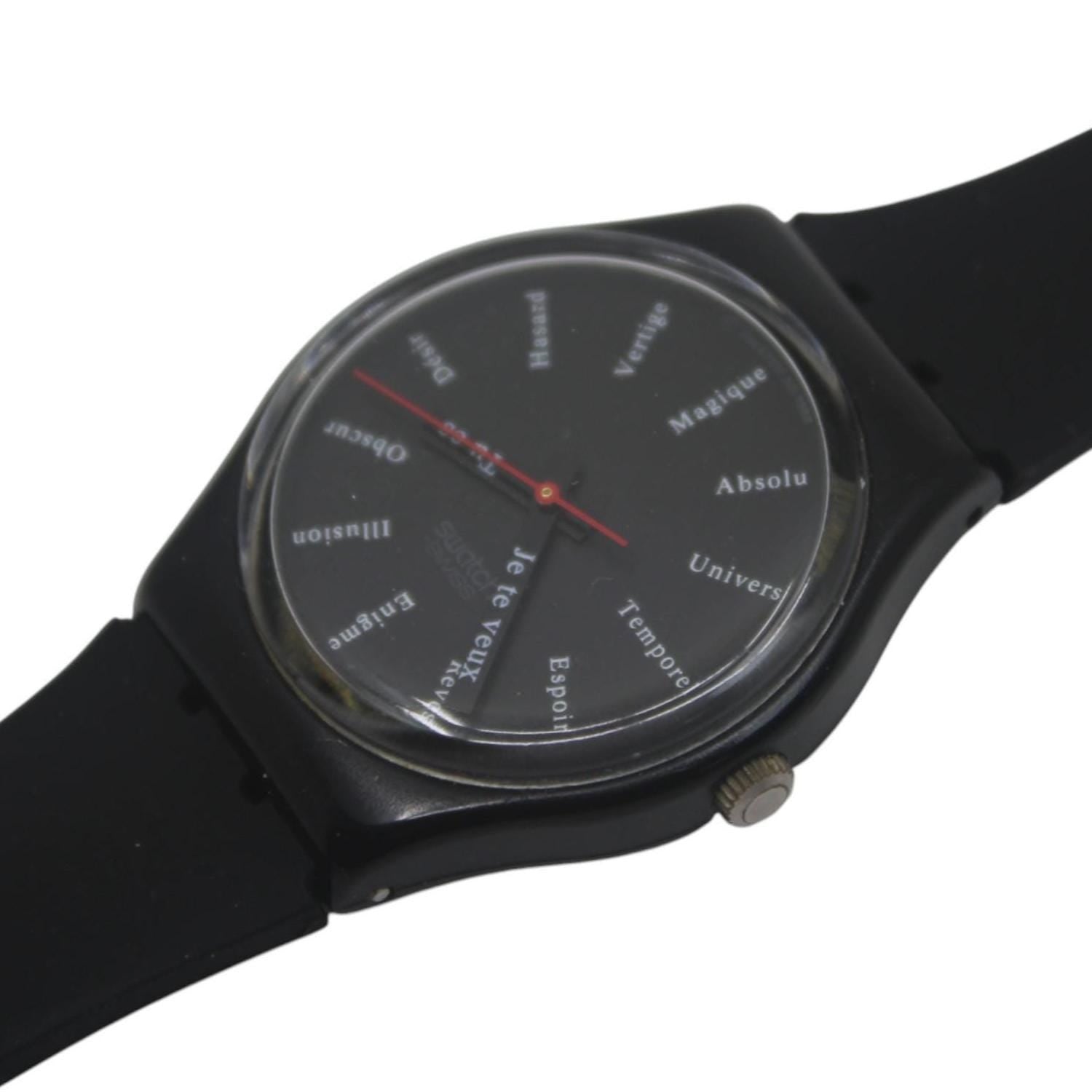 1988 Vintage Gents Swatch 'St. Germain' GW402, in a Nice, Used condition, working fine with NON-original strap
