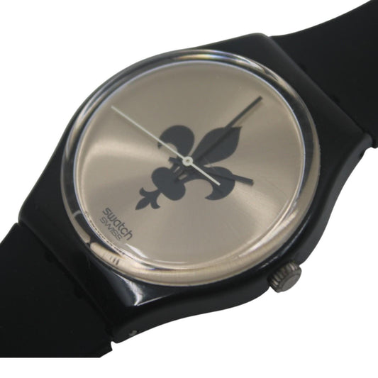 1989 Swatch Gents 'Lucretia' GB126, 100% working, NICE, used condition with brand-new strap