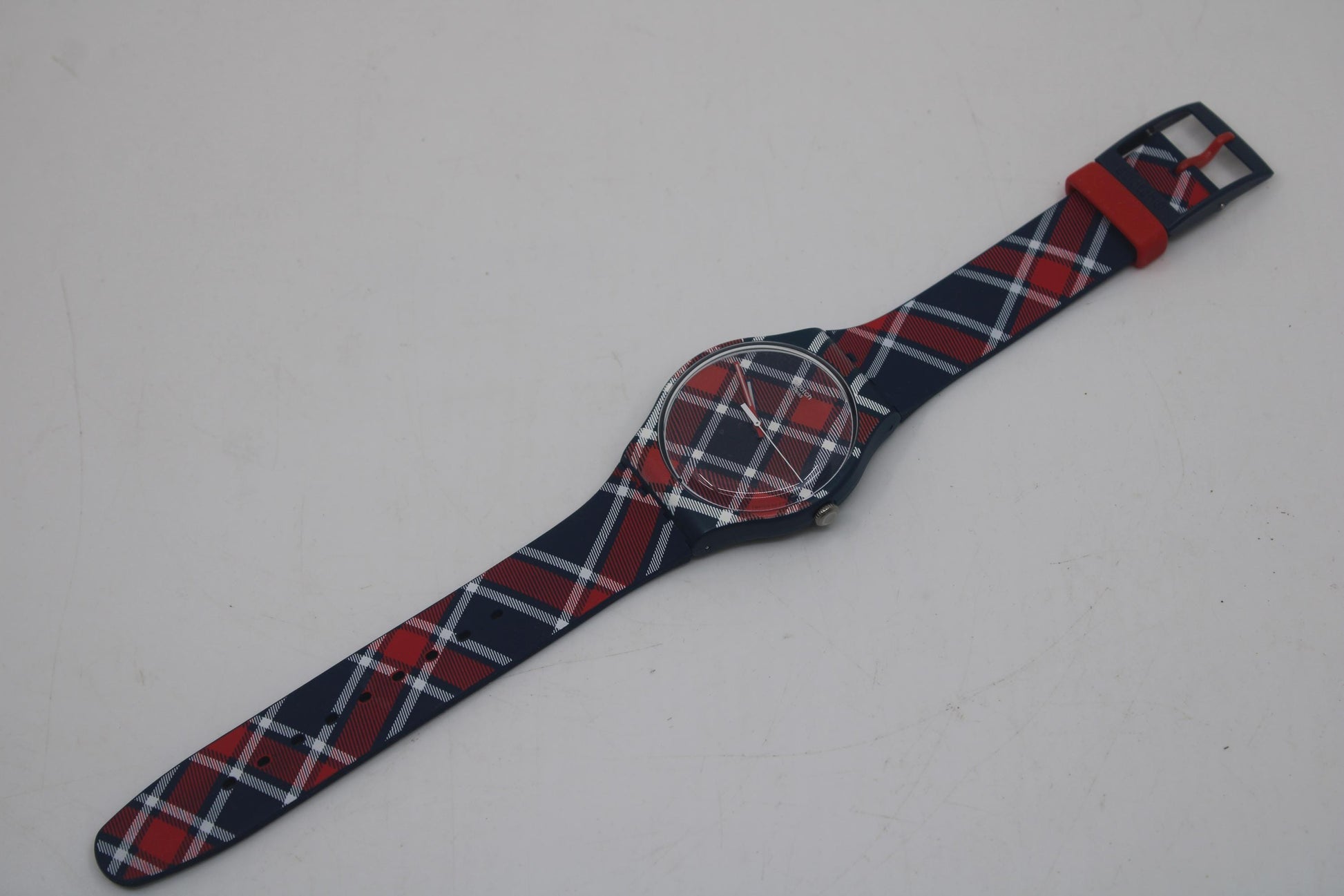 Swatch Watch New Gent 'Color Kilt' SUON103, Near Mint Condition, Working fine