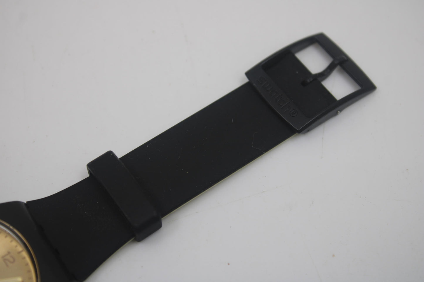 Swatch Watch New Gent 'Golden Friend' SUOB716, Working fine, Very nice Condition