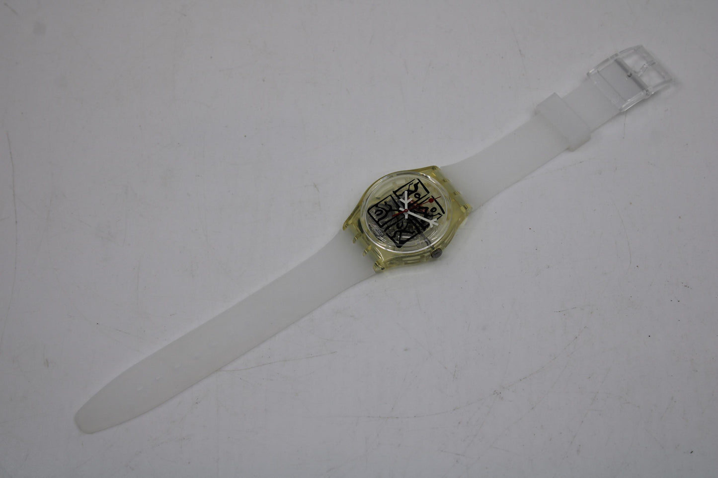 Vintage Swatch watch 'Zeit2', GK298, working 100% VERY Nice condition with brand new strap