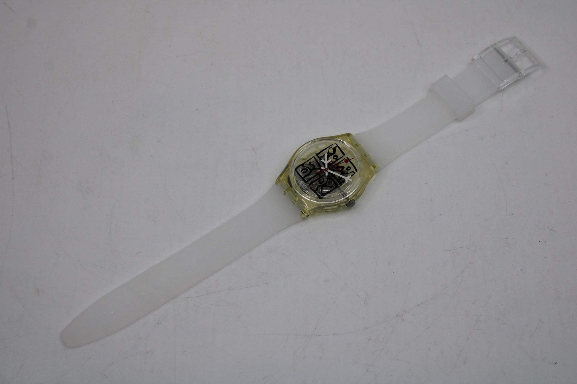 Vintage Swatch watch 'Zeit2', GK298, working 100% VERY Nice condition with brand new strap