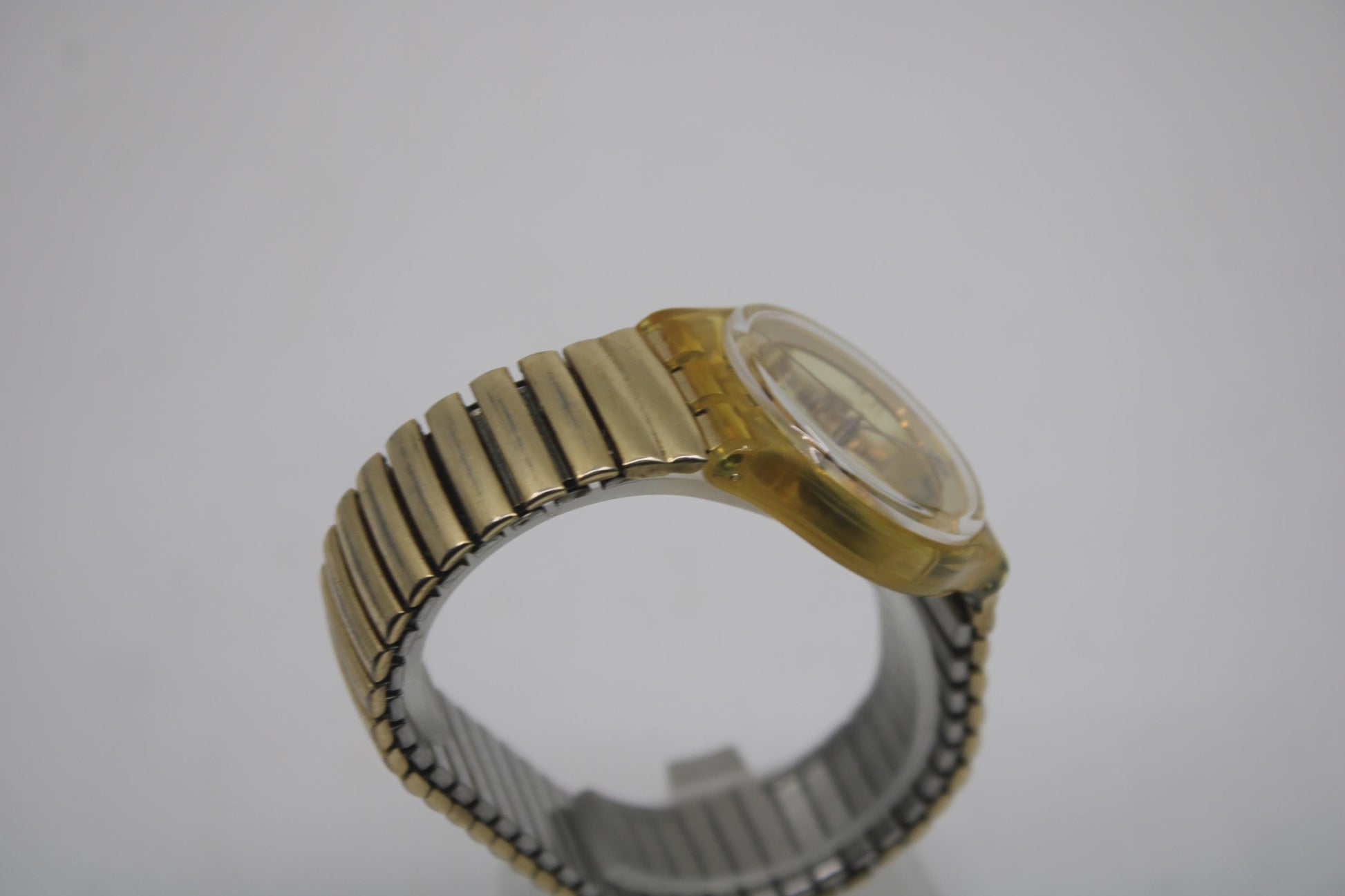 1990 Swatch Gents 'Golden Jelly' GZ115, 100% working, Nice, Used Condition