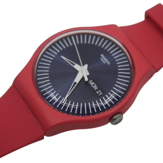 Swatch Watch New Gent 'Berry Rail' SUOP702, Working fine New Old Stock, Never Worn