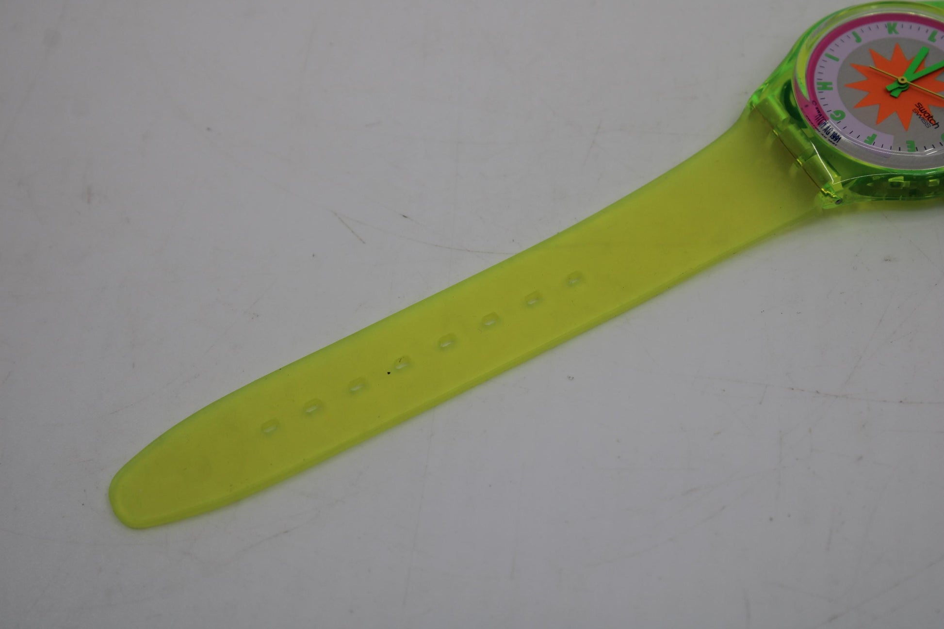 Vintage Gents Swatch 'Artic Star' GJ108, UNUSED and NEW old stock with non-original strap