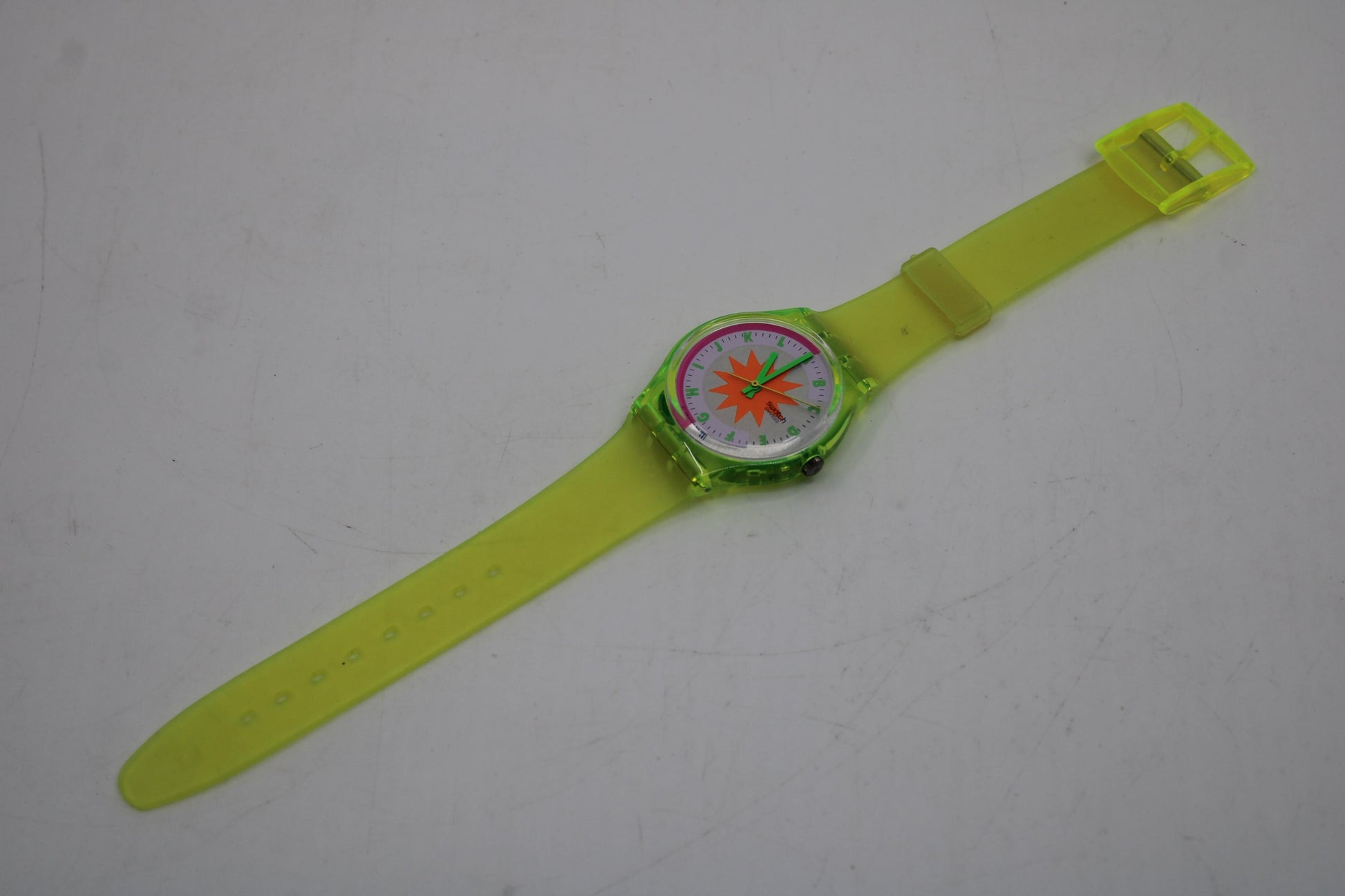 Vintage Gents Swatch 'Artic Star' GJ108, UNUSED and NEW old stock with non-original strap