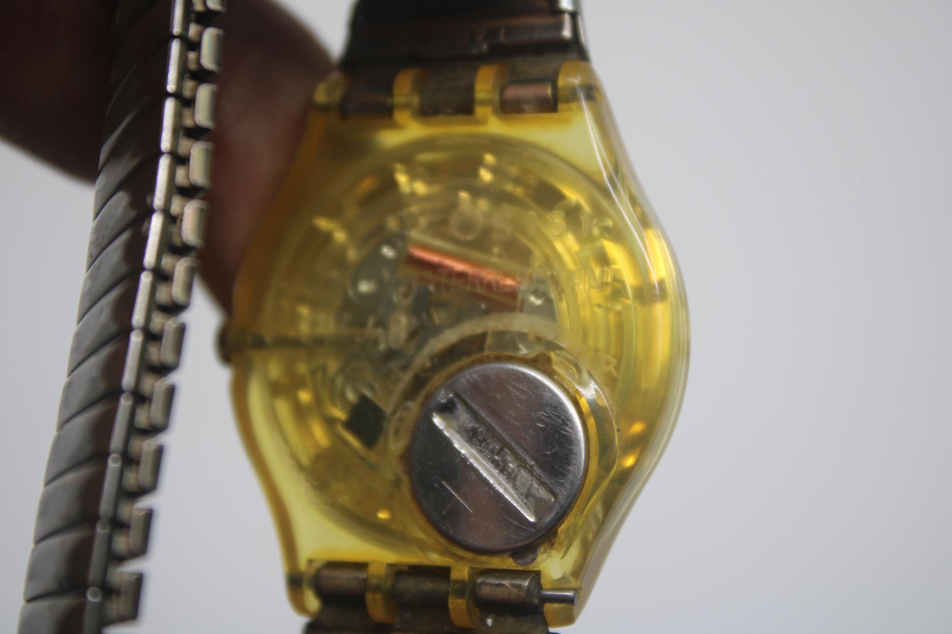 Vintage Gents Swatch, 'Fiori d'Amore', GK381, In MUCH Used Condition, Working fine, NO Box