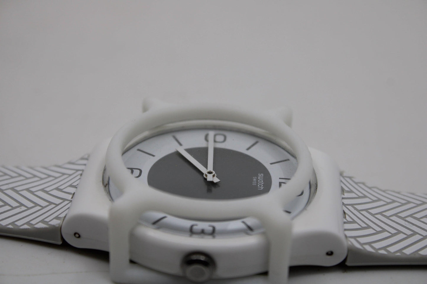 3D Printed Version Swatch Guard, for NEW GENTS Swatches, 41mm Matt White, watch NOT included in sale