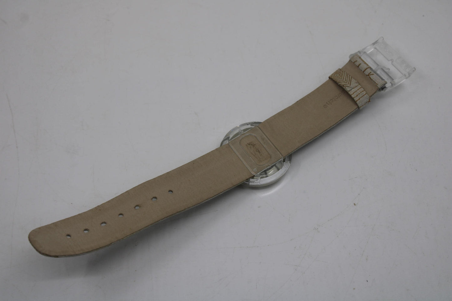 Vintage PMK127 Pop Swatch, 'Cremy Gold', Working fine, MINT Condition